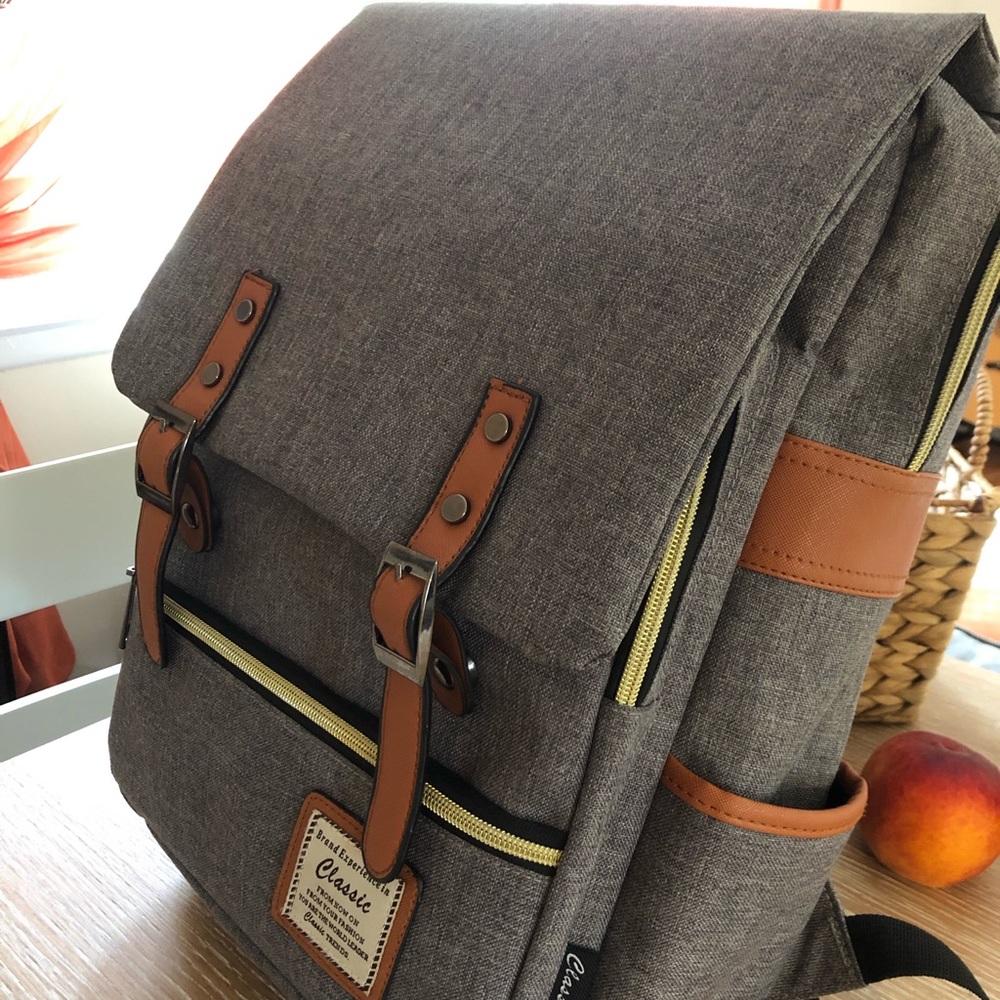 Backpack Laptop Bag Canvas Durable